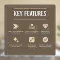thumbnail image 3 of Refurbished Eccleston Effects LSM-A3BEIGE Kismet Velvet Mirror, Elevate Your Reflections with Opulence, Beige, 3 of 4