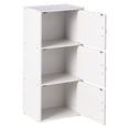 thumbnail image 3 of Hodedah Armoire de Rangement Polyvalente Fermée à 3 Portes pour la Maison et le Bureau, Blanc, 3 of 7