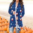 thumbnail image 2 of CEHVOM Woman Fashion Pocket Solid Color Long Sleeves Knit Cardigan Loose Tops Blouse Sweater Clearance, 2 of 6