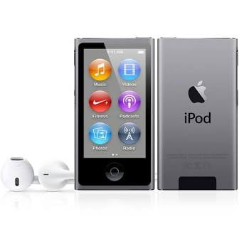Apple iPod nano 第7世代 スペースグレイ 16GB 箱付き Apple iPod Nano 7th Generation 16GB Space Gray, (Latest Model) New