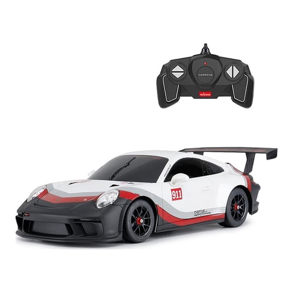 Rastar Remote Control R/C Porsche 911 GT3 Scale 1:18 - White Educational STEM Toy