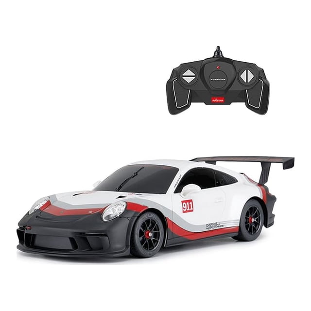 Rastar Remote Control R/C Porsche 911 GT3 Scale 1:18 - White Educational STEM Toy