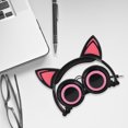 thumbnail image 3 of Cat Ear Headset, Foldable Cat Ear Headphone, Earphone Girls For PC Black And Red, 3 of 8