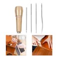 thumbnail image 2 of CIMAXIC 1 Set of Copper Handle Sewing Awls Portable Copper Awls Sewing Awls Repair Tools,4.72"X0.79"X0.79", 2 of 4