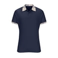 thumbnail image 5 of XZNGL Chemise Blouse pour Homme Décontractée à Rayures Imprimées à Boutons à Manches Courtes à Col Rabattu, 5 of 5