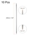 thumbnail image 2 of Uxcell 10Pcs Knitting Needle 5.0mm Diameter 7.87 Inches Length Stainless Steel Double Pointed Sweater Stitching Needles, 2 of 5