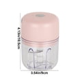 thumbnail image 3 of Yhmxh Kitchen Gadgets Crusher Portable Mini Food Processor Wireless Vegetable Masher With USB Charging Rainproof Garlic Masher For Ice Cubes Spices 250ML Kitchen Aid Attachments, 3 of 8