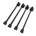 thumbnail image 1 of Foldable Table Legs, 4PCS Foldable Table Legs Silicone Iron Heavy Duty Foldable Metal Furniture Legs for Coffee Table Camping Table Black, 1 of 7