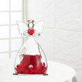 thumbnail image 3 of GROWTH TANK Gift for Girlfriend Forever Rose In Angel Glass Cover Eternal Flowers Home Decor Red, 3 of 9