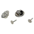 thumbnail image 4 of GUOOL 100 Pairs Brass Butterfly Clutch Tie Tacks Pin Back Replacement with 8mm Length, 4 of 9