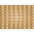 thumbnail image 1 of Ahgly Company Machine Washable Indoor Rectangle Transitional Yellow Orange Area Rugs, 3' x 5', 1 of 7