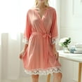 thumbnail image 1 of LSLJS Pyjama d'Intérieur Mode pour Femmes Pyjama à Manches Longues pour Femmes Chemises de Nuit Peignoirs d'Intérieur, Peignoirs Cadeaux pour Femmes, 1 of 6