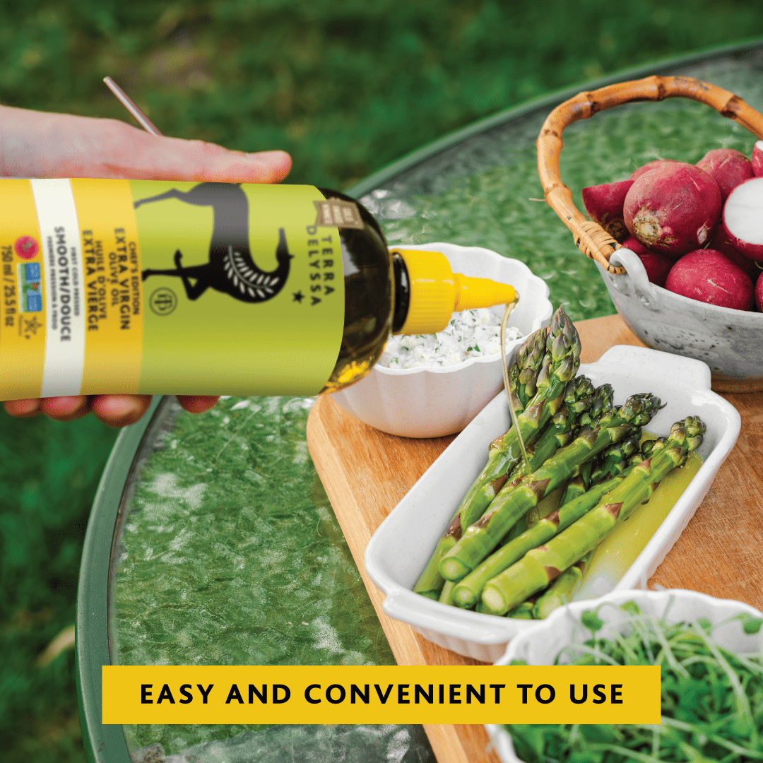 Terra Delyssa® Squeezable Extra Virgin Olive Oil,Single Origin, Contains Polyphenols,750 ml