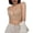 Beige, variant on HNMKIU Bras for Women Front Closure Women Solid Low Back Bras Underwired U Shape Backless Bras Multiple Convertible Straps Underwire Bra