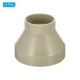 thumbnail image 3 of Unique Bargains 6' to 3.5' Duct Reducer Connector Ventilation Tube Increaser Adapter Beige 2 Pack, 3 of 5