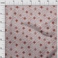 thumbnail image 2 of oneOone Silk Tabby Dark Red Fabric Geometric Texture Craft Projects Decor Fabric Printed By The Yard 42 Inch Wide, 2 of 4