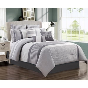 Safdie & Co. Wov Kane 7PC King Comforter Set
