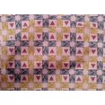 thumbnail image 4 of oneOone Cotton Cambric Fabric Check & Triangle Ikat Decor Fabric Printed BTY 56 Inch Wide, 4 of 4