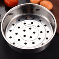 thumbnail image 4 of 2pcs Steamer Basket: Thick And Stainless Steel Steam Rack - Rice Cooker Liner Basket for Steaming Food - Vegetables Dumplings and Buns, 4 of 8