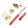 thumbnail image 1 of Fishing Rod Reel Combo Set Mini Telescopic Portable Pocket Pen Fishing Rod Pole + Reel, 1 of 8