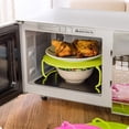 thumbnail image 4 of Multifunctional Microwave Heating Layered Steam Rack Tray Rack Double Insulated Tray Rack Pan Mat, 4 of 7