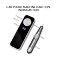 thumbnail image 4 of 35000RPM Electric Nail Drill Machine, Professional Rechargeable Nail Drill, Portable Electrical Nail File For Acrylic Nails ,Easy to Use, 4 of 6