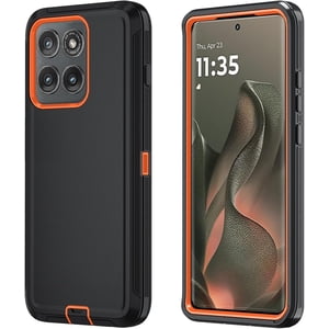 HCTian Coque téléphonique pour Motorola Moto Edge 5G 2025 Boîtier résistant aux chocs & Étanche à goutte 3-Layer Cover Phone Case pour Moto Edge 2025