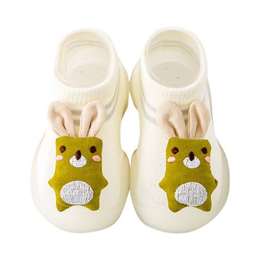 TJAZFJPA Newborn Shoes for Girls Winter Toddler Kids Infant Newborn Baby Boys Girls Indoor Baby Floor Summer Shoes First Walkers Antislip Shoes Solid Soft Soles Sock Shoes for Baby Boy Black