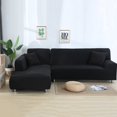 thumbnail image 3 of Moonsaad Stretch Couch Slipcovers, Sectional L-Shape Corner Sofa Covers, 1/2/3Seats Sofa Protector Covers, 3 of 10