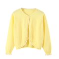 thumbnail image 1 of Cameland Children's Solid Color Children's Button Up Cardigan Wool Sweater Short Sweater Top, 1 of 5