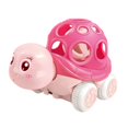 thumbnail image 4 of lionlar Inertia Truck Toy Preschool Learning Rattle Car for Children Kids Boys Girls Turtle Pink, 4 of 9