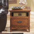 thumbnail image 1 of Ashley Furniture Cross Island End Table in Medium Brown, 1 of 2