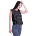 thumbnail image 2 of Moomaya Hauts Sans Manches en Jersey de Coton à Volants Femmes Blouse d'Été Imprimée Femmes, 2 of 4