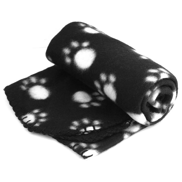 Comfortable Soft Skin Friendly Blanket Pet Products Rose Claw Printing