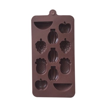 Xingzhi Moules à Bonbons en Silicone Forme de Fruits Tropicaux Moule de Cuisson Flexible Motif Chocolatier