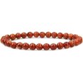 thumbnail image 1 of Bracelet Extensible Unisexe en Perles Rondes 6 mm en Corail Rouge Naturel, 1 of 4