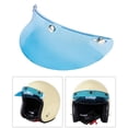 thumbnail image 3 of jinwen 3-Snap Helmet Peak Open Face Retro Sun Shade Protector ,15cm X 5cm Transparent Blue, 3 of 8