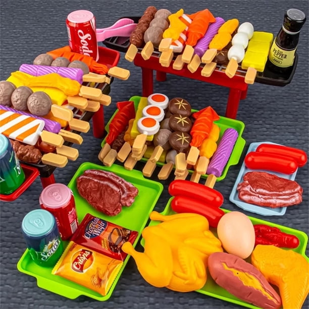 Barbecue Jouet Pour Enfant – Ensemble Imitation Cuisine Avec Accessoires, Cadeau Idéal