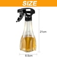 thumbnail image 2 of Oil Sprayer for Cooking, 240ml Olive Oil Sprayer Bottle with Rotatable Nozzle, Oil Dispenser Bottle For Kitchen Oil Mister for Air Fryer, for BBQ, Baking, Salad, 2 of 7