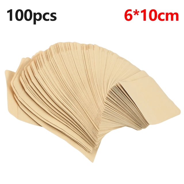 Feimier 100 pcs Envelopes Paper Bags Mini Coin Packets EnvelopesHousehold Supplies & Cleaning