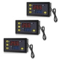 thumbnail image 2 of BTOER 3PCS W3230 Digital Temperature Controller, Digital Thermostat Temperature Switch, 2 of 8