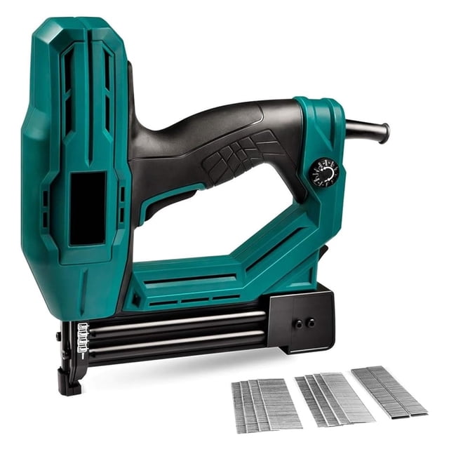 Electric NTC0040 Electric Nail Gun/Staple Gun For Upholstery, Carpentry And Woodworking Projects, 1/4''