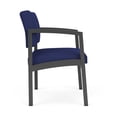 thumbnail image 4 of Lenox Steel Reception Waiting Oversize Guest Chair / Charcoal Steel / Blue, 4 of 5