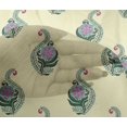 thumbnail image 4 of oneOone Viscose Chiffon Fabric Leaves & Floral Block Print Fabric By Yard 42 Inch Wide, 4 of 4