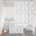 thumbnail image 1 of LSLJS The EVA Material Shower Curtain Has A Weight At The Bottom The Shower Curtain Is Impermeable and Does Not Require Drilling It Is Equipped with Hooks, Shower Curtain, 1 of 9