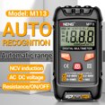 thumbnail image 3 of ANENG ANENG M113 Compact Digital Multimeter with Auto-Range, NCV Detection, and Data Hold for Precise Voltage, Resistance, and Continuity Testing - Black (Battery Not Included), 3 of 6