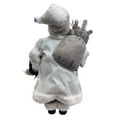 thumbnail image 3 of Holiday Time Christmas Dark Skin Santa with Wreath 18 inch, 3 of 6
