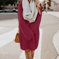 thumbnail image 2 of 2025 Robe Chandail pour Femmes Femmes Chandail d'Hiver Chandail Tricoté Femmes Robe Col Roulé Chaud Manches Longues Manches Longues Robe de Noël Poche, 2 of 5
