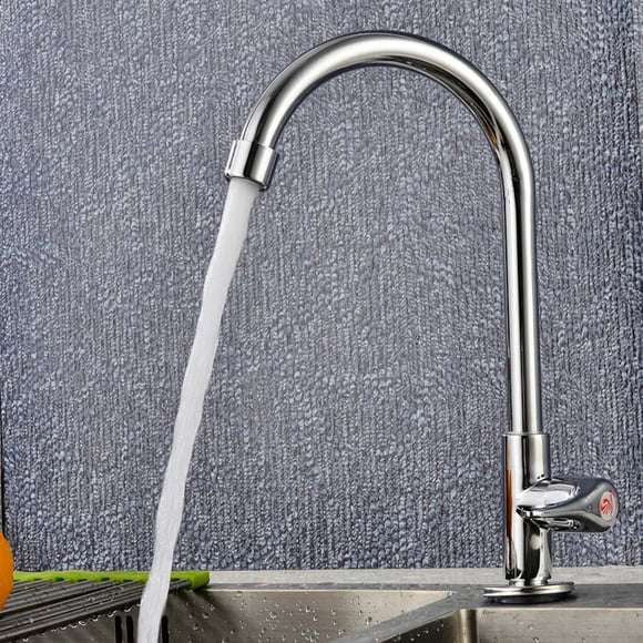 Robinet pour Lavabo de Cuisine Rotation Universelle 360 Matériau en Alliage Durable Robinet d'Eau Pratique pour la Maison