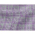 thumbnail image 4 of oneOone Viscose Jersey Fabric Check Kasuri Print Fabric By Yard 60 Inch Wide, 4 of 5